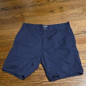 H&M Dark Blue Flat Front Shorts